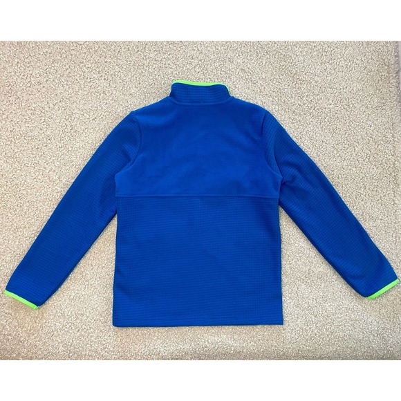 *NWT* Lands’ End Zip Up Fleece-Blue Green-Size 14-16 - Picture 5 of 7